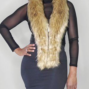 Detachable Fur Trim Vest
